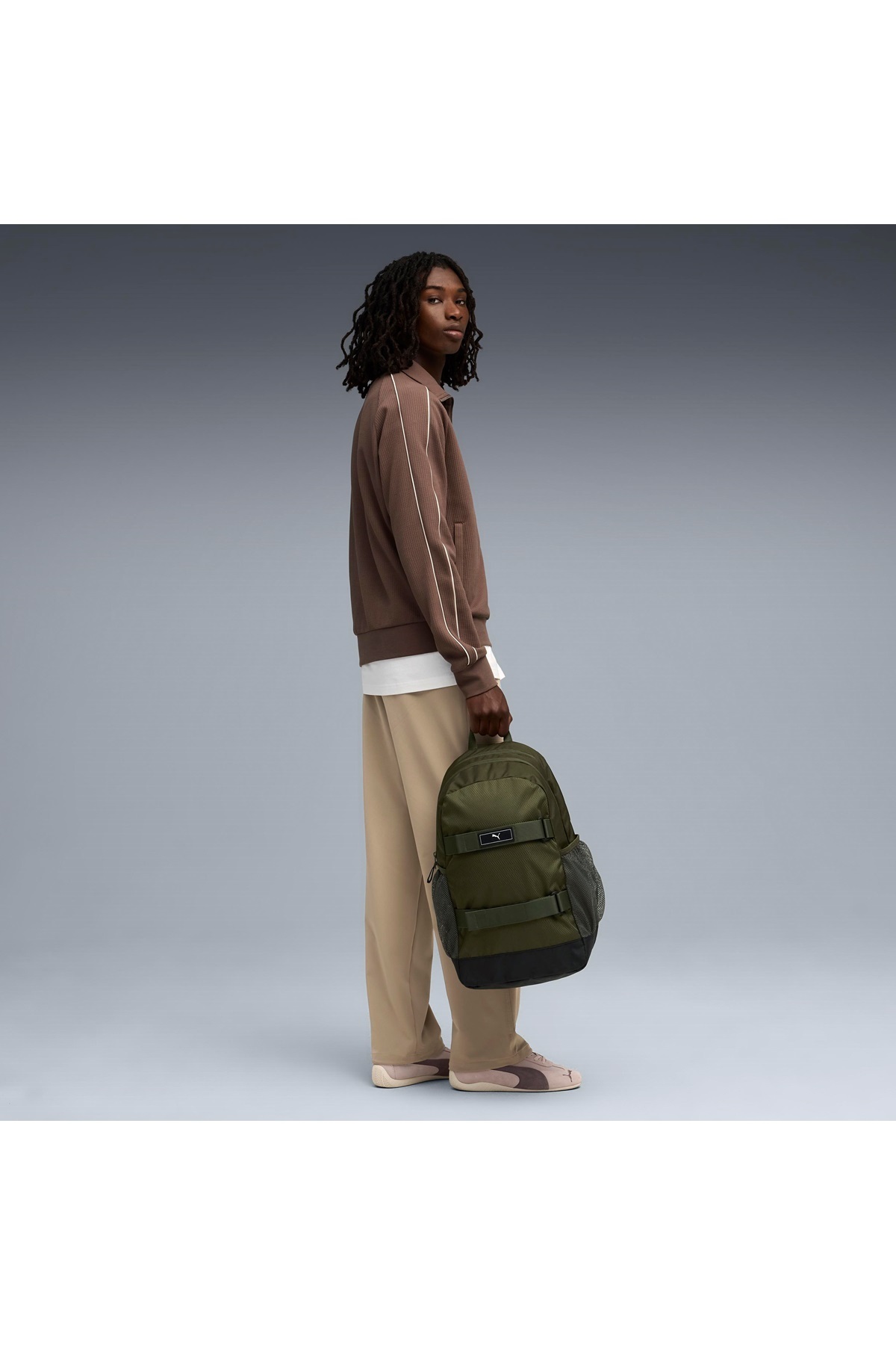 Puma  Layered Backpacks, Front Compartment, Woven, Plain - Görsel 5