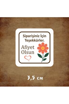 Butik AFİYET OLSUN 13- YAPIŞKANLI ETİKET-STICKERS-70 ADET