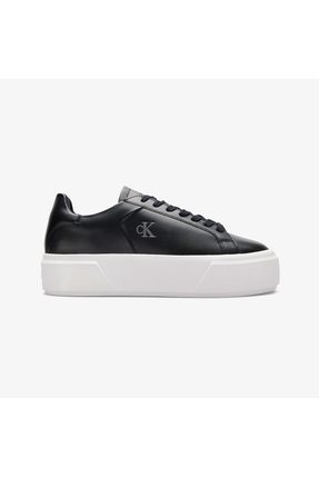 Calvin Klein Flatform Lace Up Kadın Siyah Sneaker