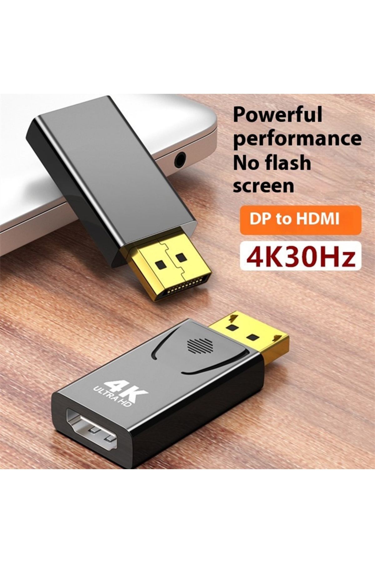 DP To HDMI 30@HZ Yeni 4K Ses ve Video Senkronize İletim Dönüştürücü DisplayPort Çevirici Adaptörü