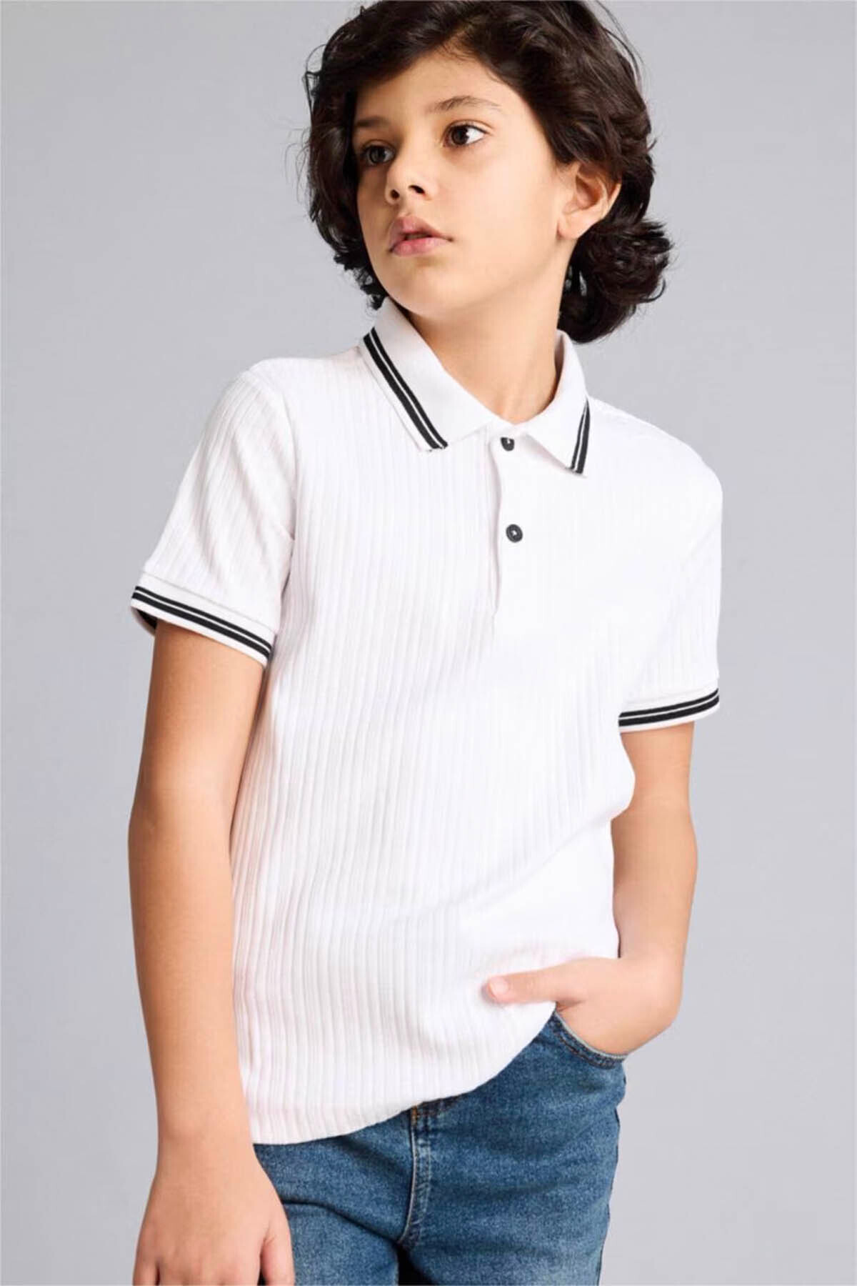 Defacto Polo T-Shirt for Boys G9396A826Sm