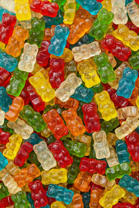 SWEETO Jelly Bears Ayıcık Şekilli Renkli Gummy Şeker 1000G Avantajlı Paket