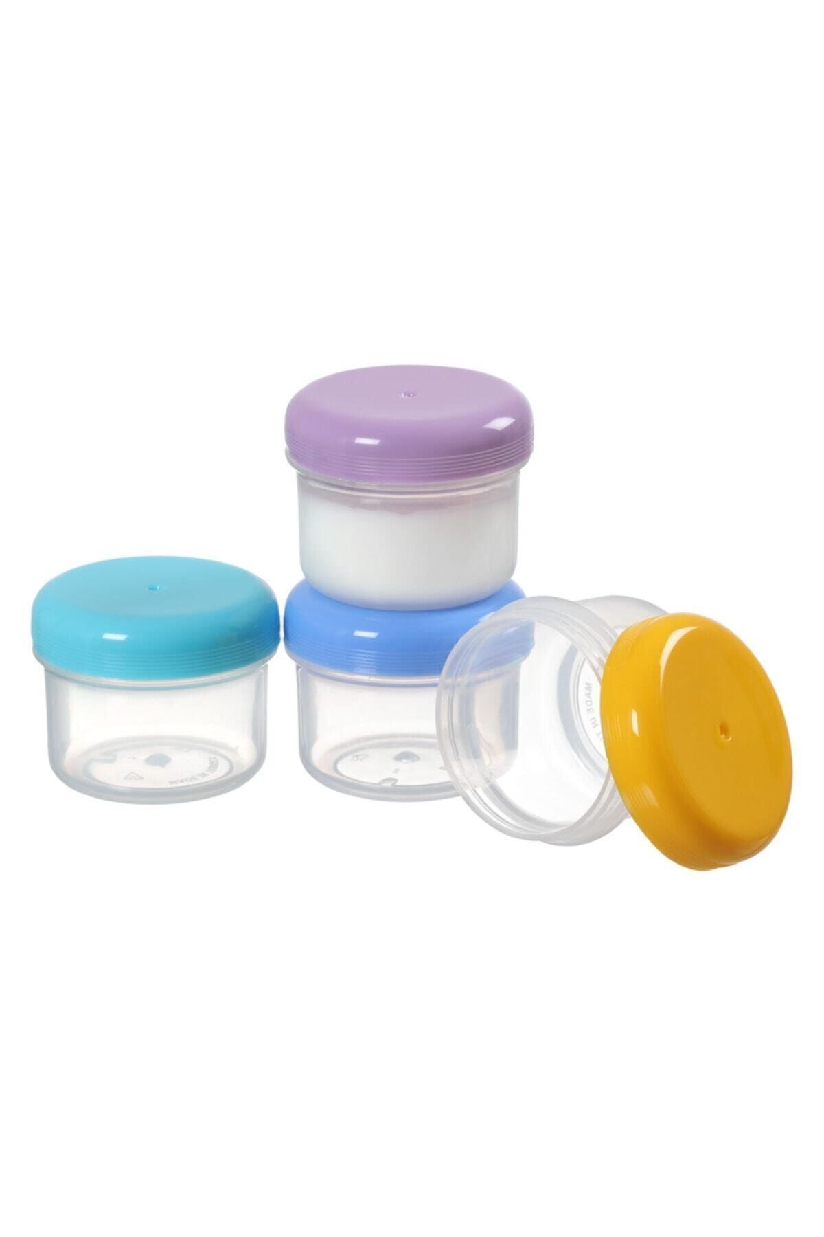 moontime alaçatı 4'lü Mini Süt ve Mama Saklama Kabı Seti FMA08498 fotoğrafı 2 (önizleme)