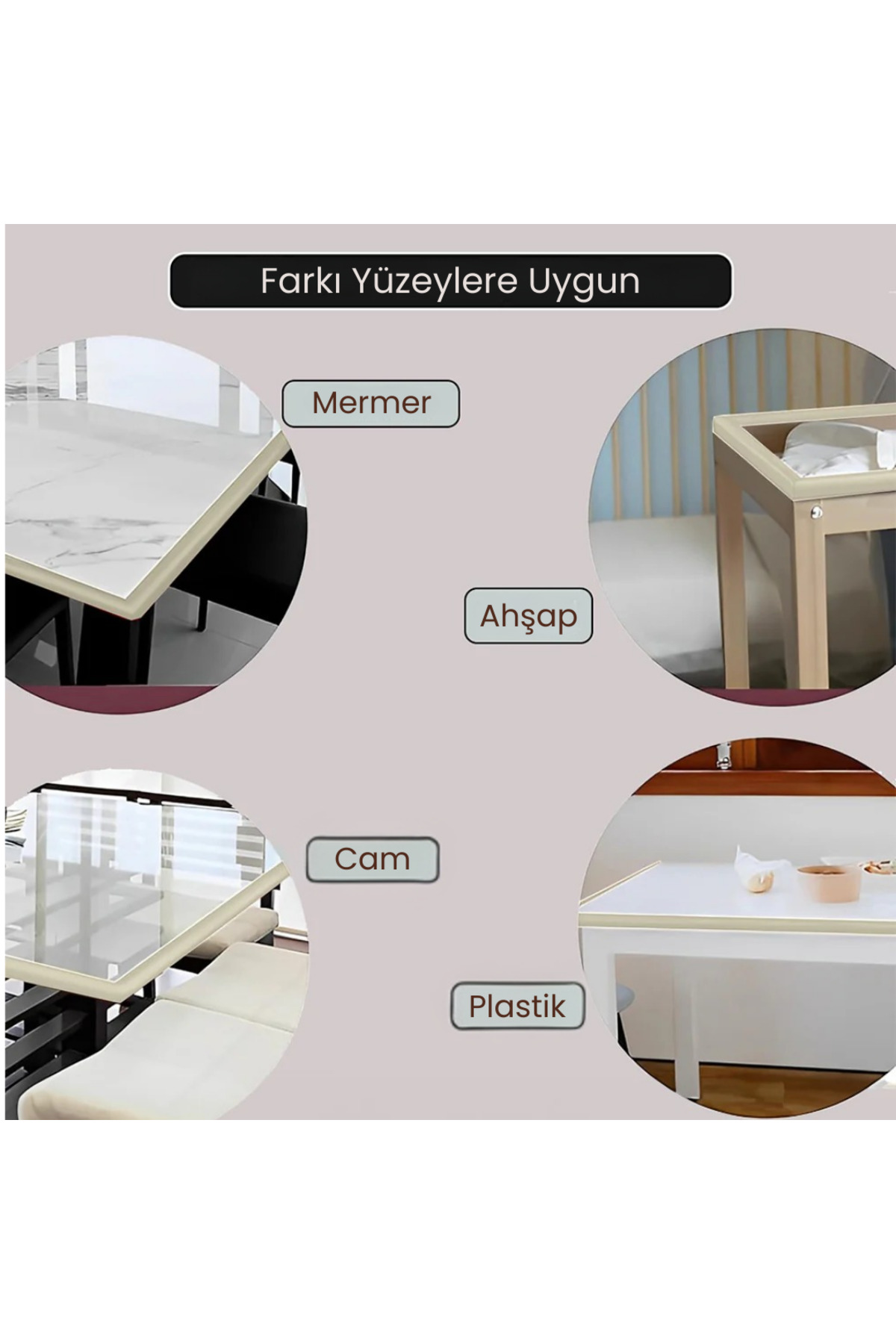 S-Line 2 Metre Kenar Koruyucu ve 10 Adet Köşe Koruyucu Çocuk Güvenlik Seti - Krem fotoğrafı 5 (önizleme)