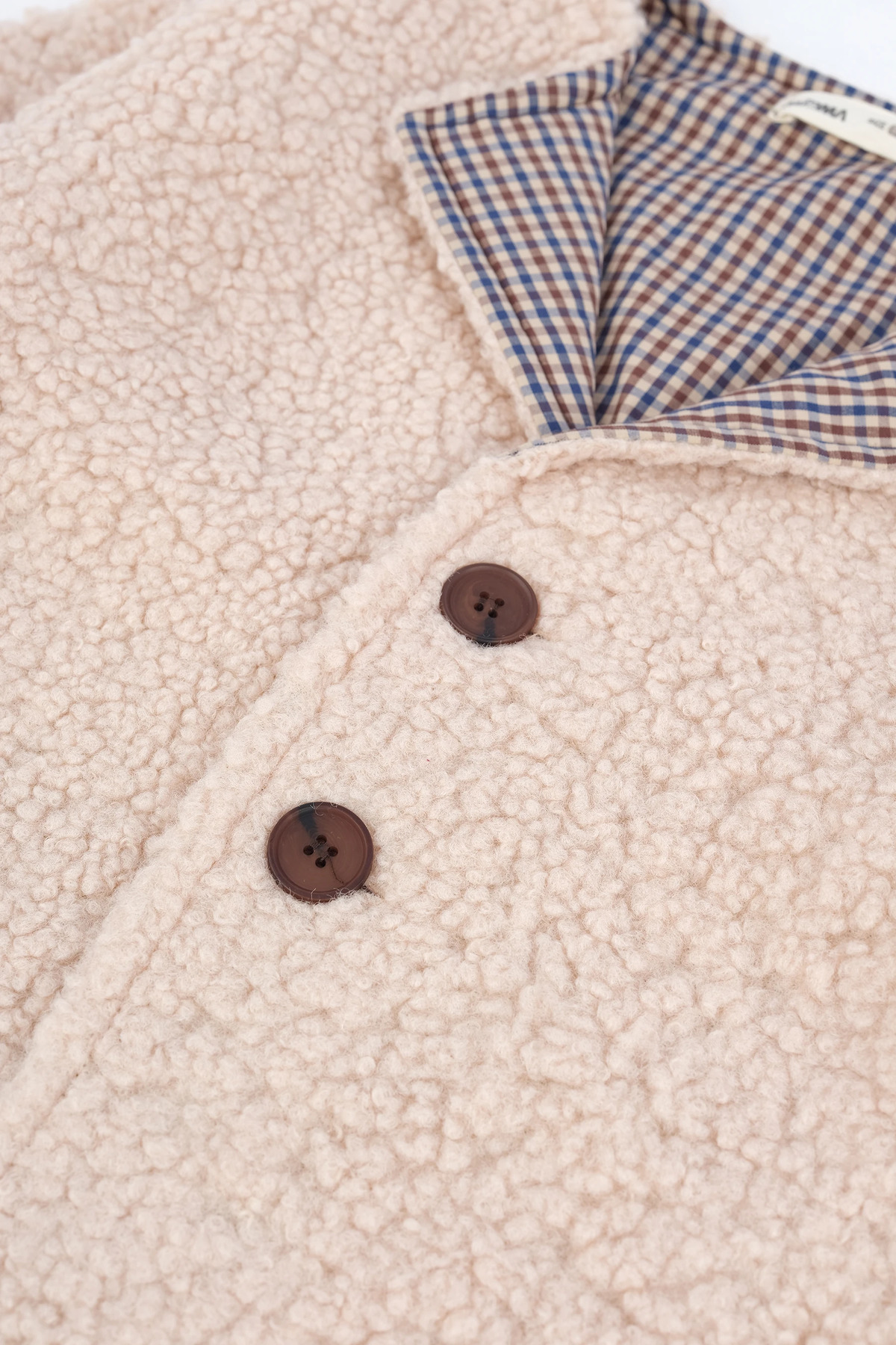 Mioma Kids Peluş Ceket Bej fotoğrafı 7 (önizleme)