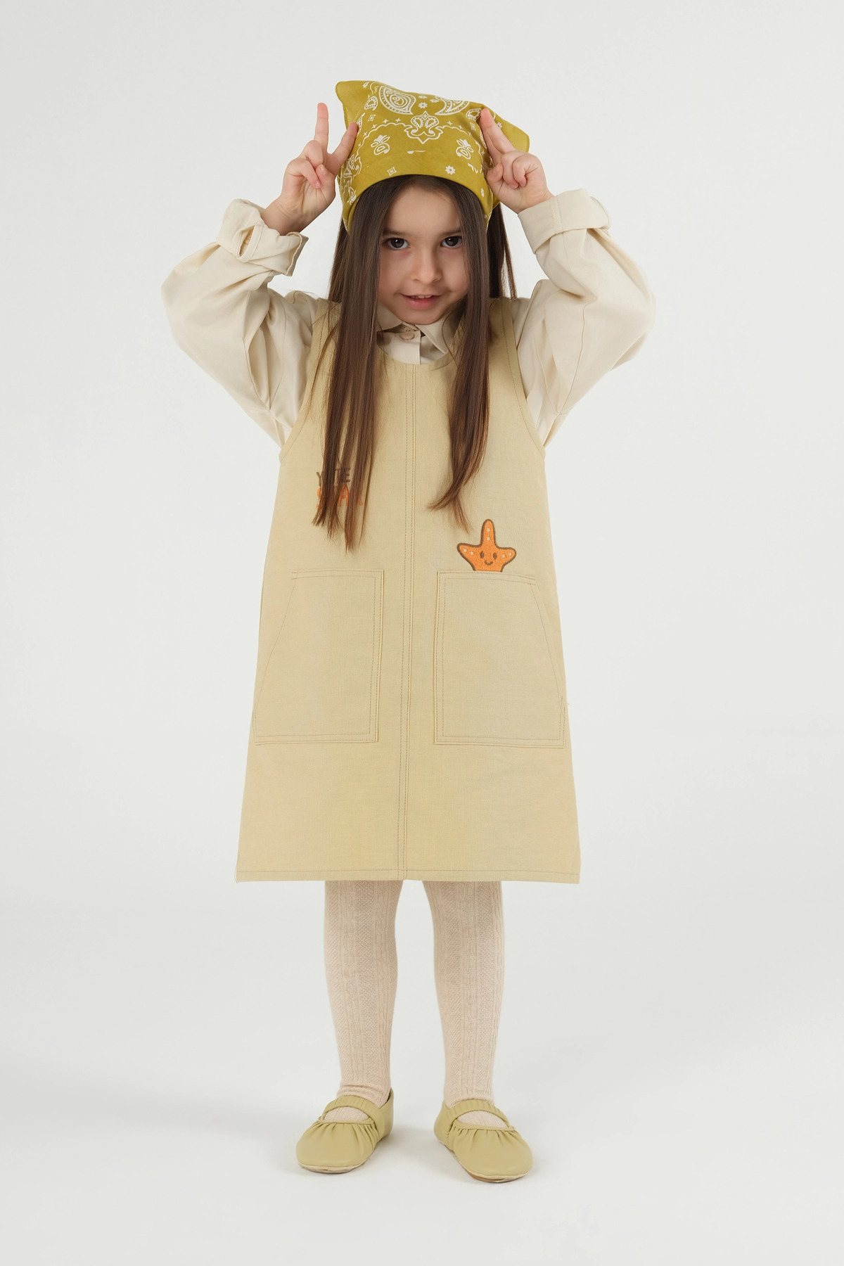 Mioma Kids Cep Detaylı Jile Tereyağ Sarısı fotoğrafı 3 (önizleme)