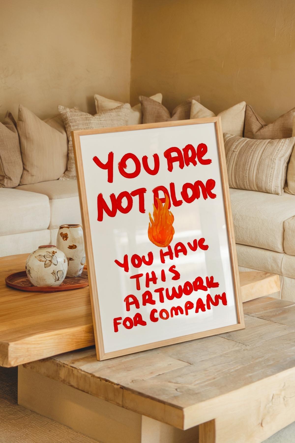 Modern Yazılı Tablo Poster Duvar Dekoru Motivasyon Sözlü Tasarım Çerçevesiz