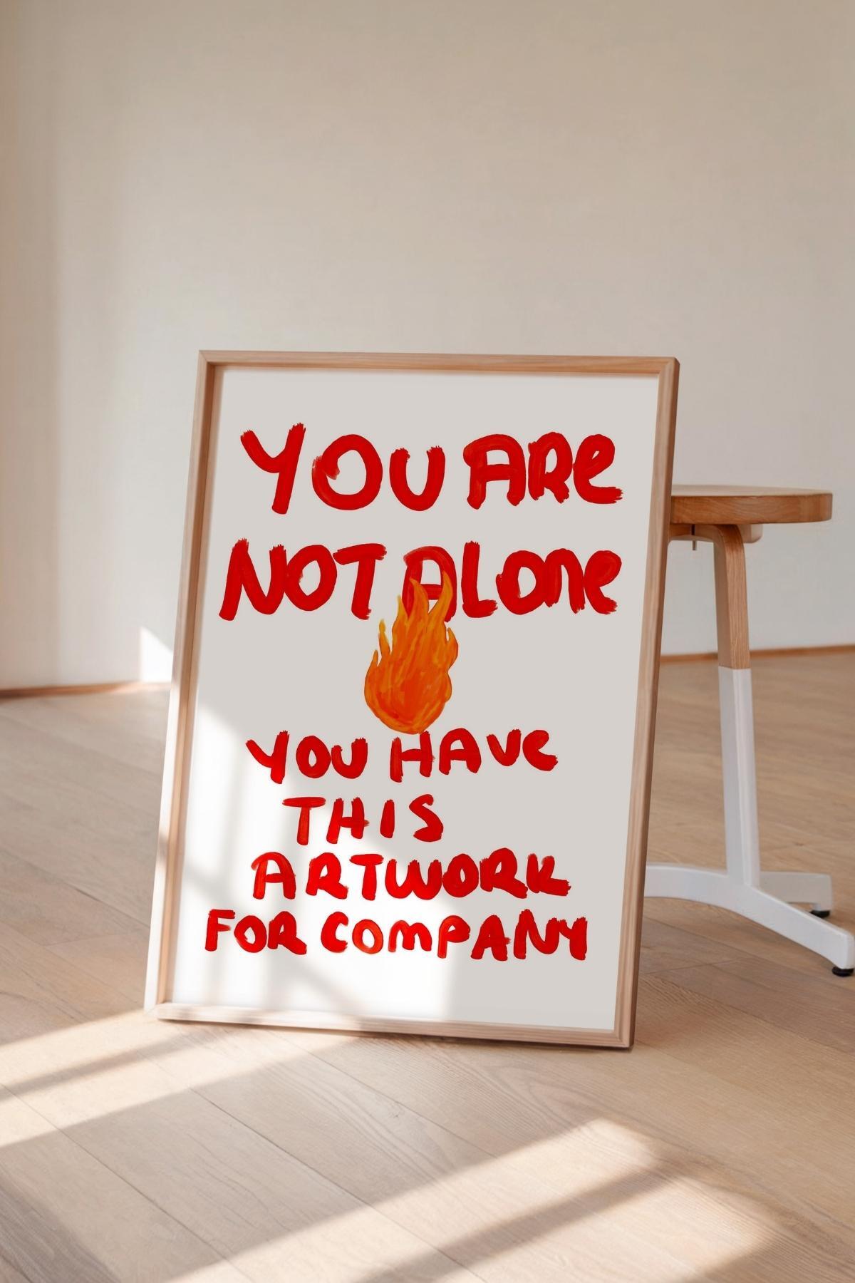 Modern Yazılı Tablo Poster Duvar Dekoru Motivasyon Sözlü Tasarım Çerçevesiz