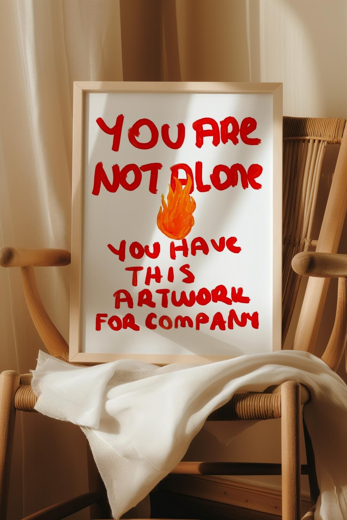 Modern Yazılı Tablo Poster Duvar Dekoru Motivasyon Sözlü Tasarım Çerçevesiz