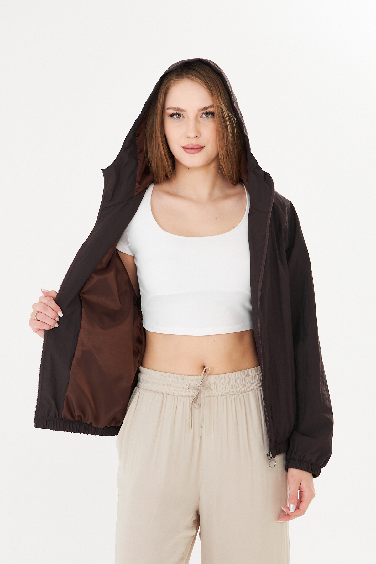 PIQUE  KADIN YAĞMURLUK Kapüşonlu Kadın Yağmurluk - Görsel 7