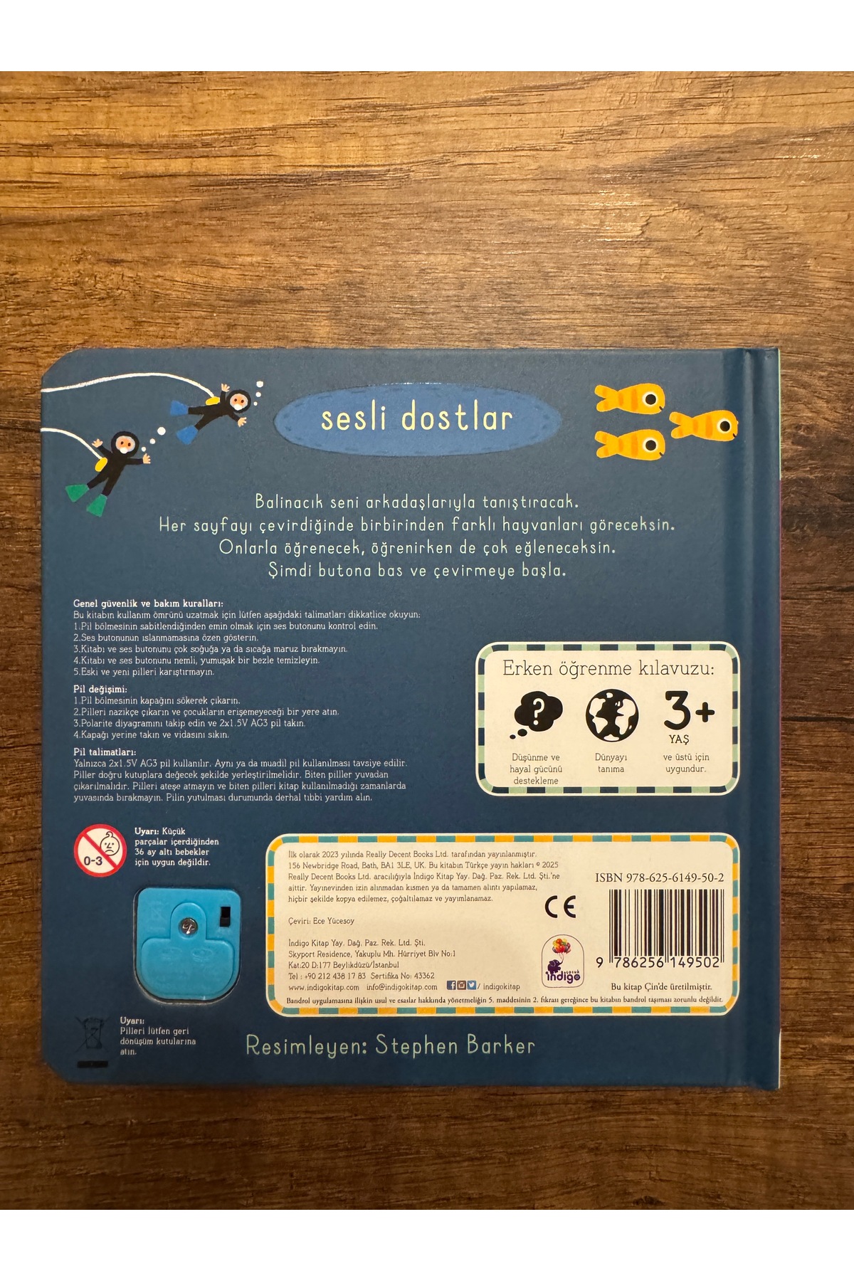 İndigo Kitap İndigo Çocuk Sesli Dostlar – Okyanus Hayvanları (Sesli Kitap) / fotoğrafı 2 (önizleme)
