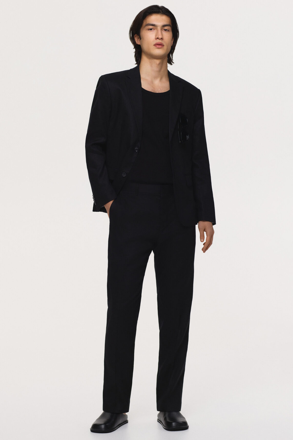 شلوار کتانی اسلیم فیت اچ اند ام شلوار H&M