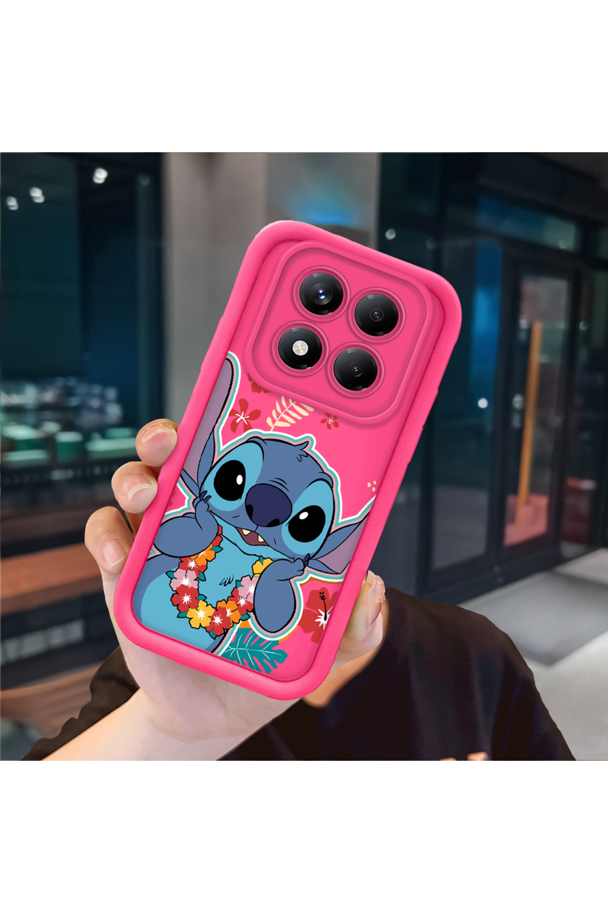Redmi Note 14 Pro Plus+ 5G Compatible Pink Red Silicone Case Shockproof Camera Protection