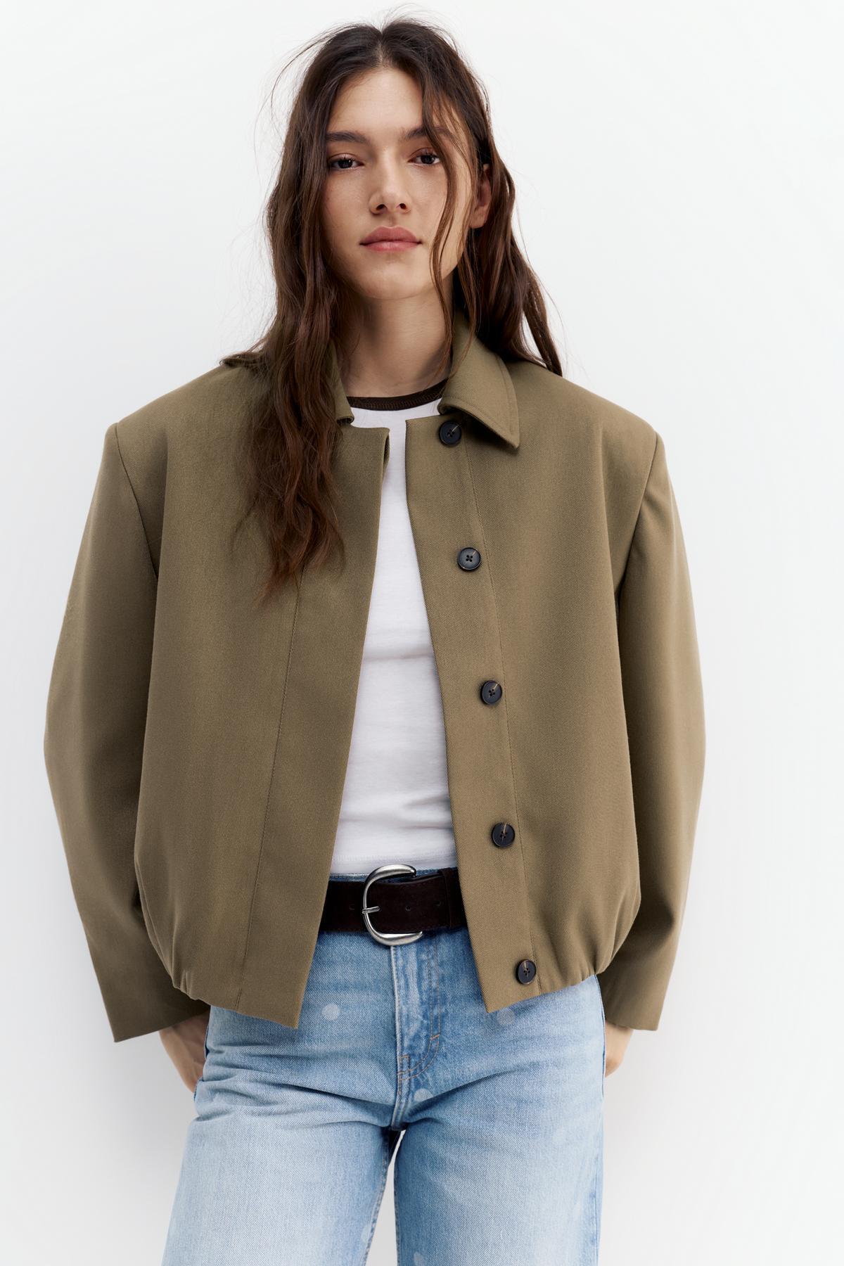 Pull & Bear  Balon kesim tailored fit ceket - Görsel 2