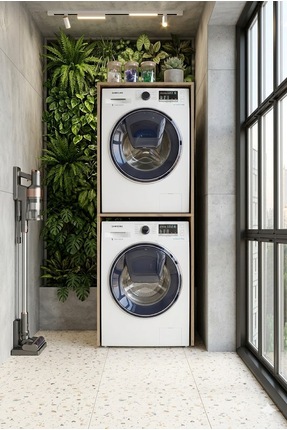 AYDINHOMECLASSİC Banyo Dolabı Çamaşır Ve Kurutma Makinesi Dolabı