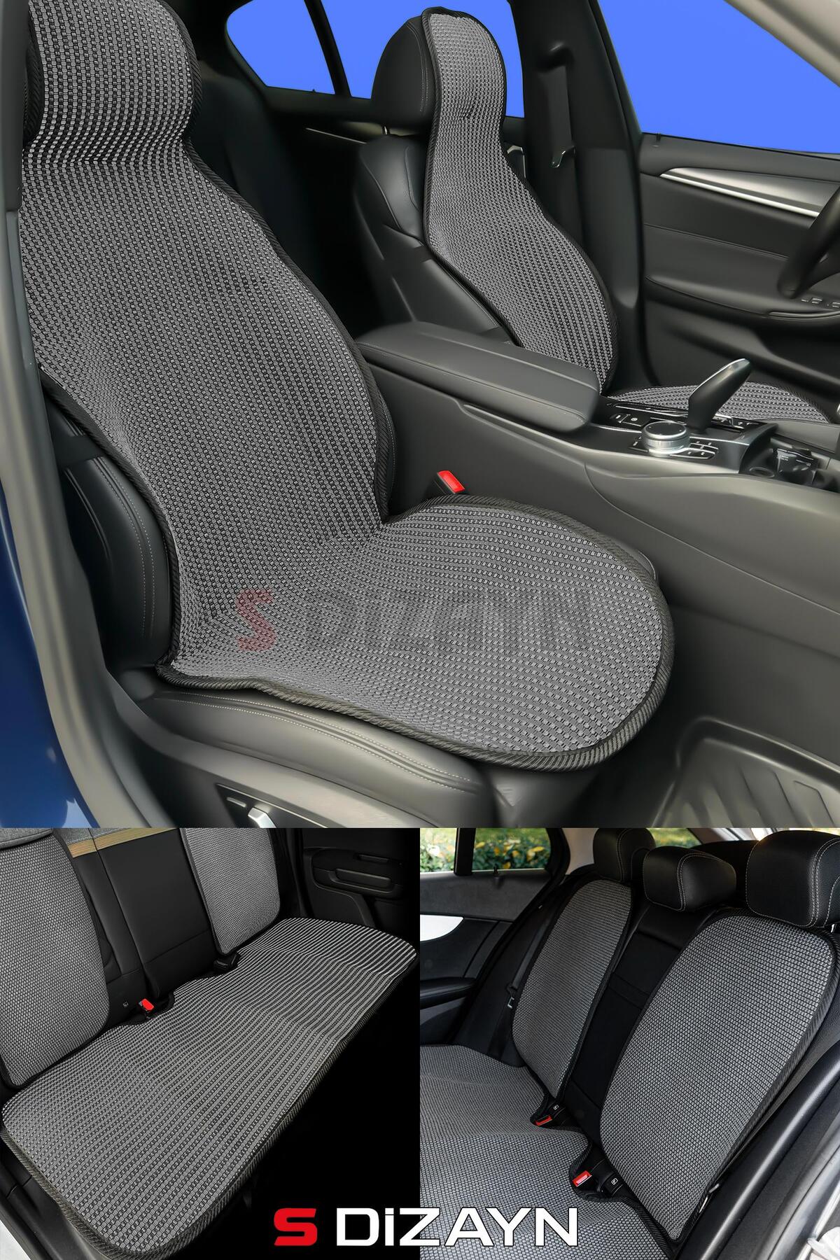S Dizayn S-Dizayn Oto Koltuk Koruyucu Kılıf Set Füme Universal 2+3 Parça Ön Arka TOK-FM-5 fotoğrafı 3 (önizleme)