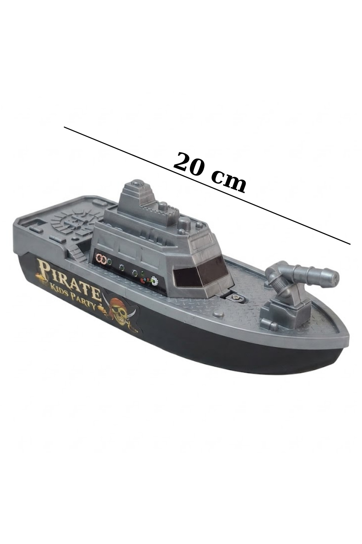 LRS STORE Pilli Yüzen Oyuncak Tekne – Pirate Kids Party – Suda Yüzer – Küvet & Havuz Oyuncağı fotoğrafı 4 (önizleme)