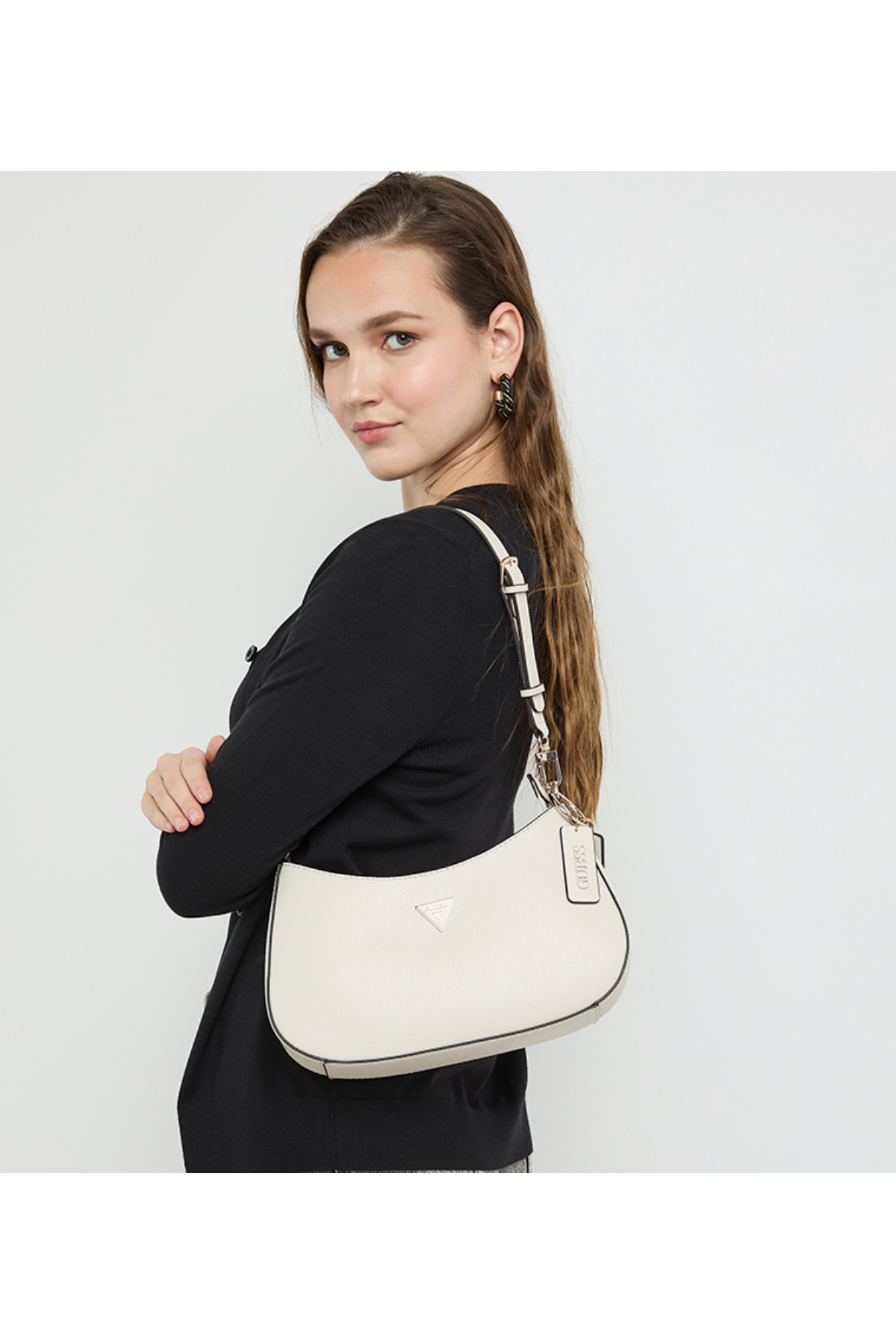 Guess NOELLE II TOP ZIP SH-Kadın omuz çantası -ZG967218 - Fiyatı