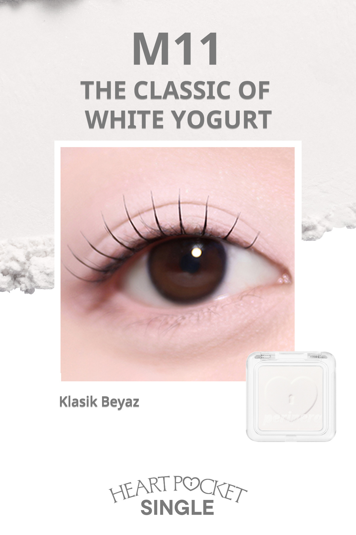 Kişiselleştirilebilir Mat Tekli Far Heart Pocket Single (M11 The Classic Of White Yogurt) — سفید 111653 — تصویر 3 از 9