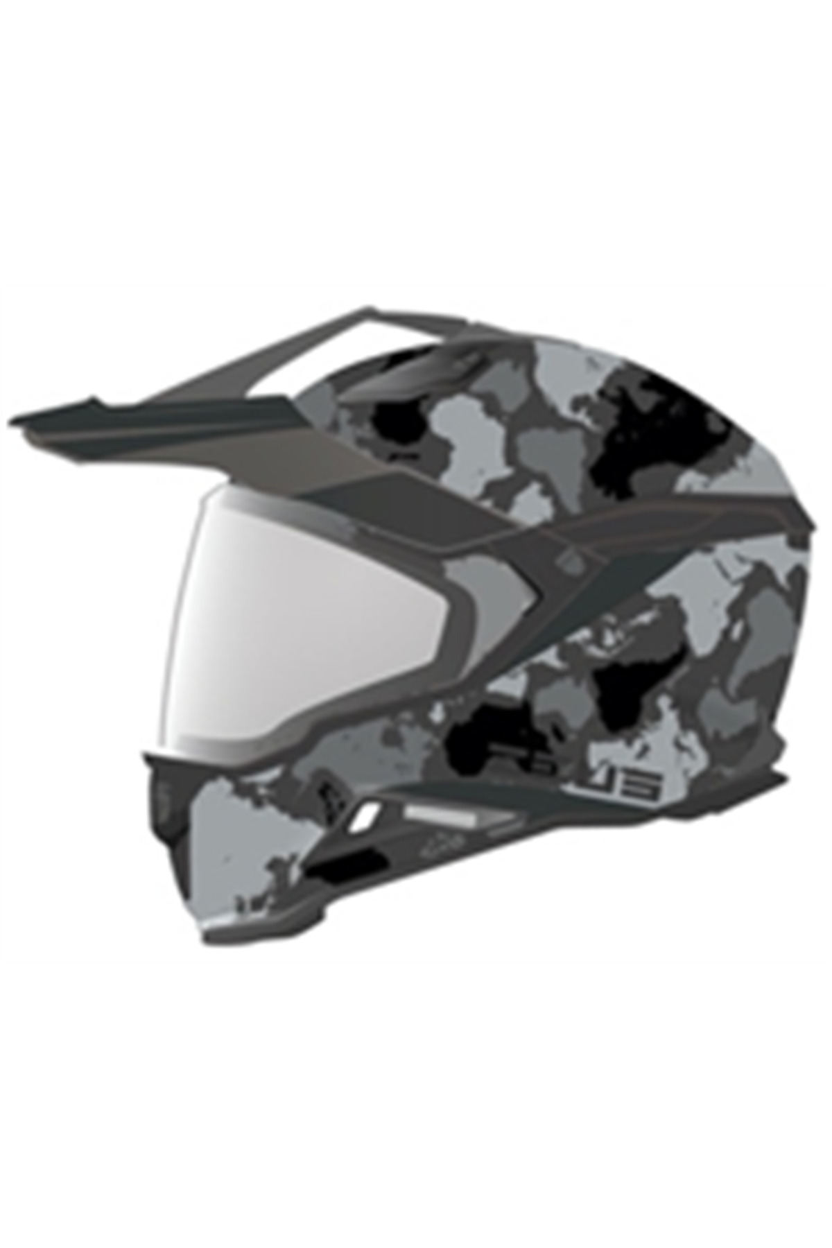 ZEUS Kask/zs-913 Bf6 Matt Black Grey Black Sılver - Fiyatı, Yorumları