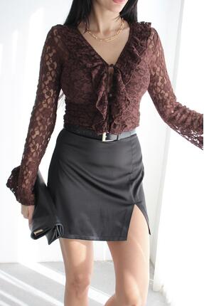 salome butik VOLANLI DANTEL BLUZ