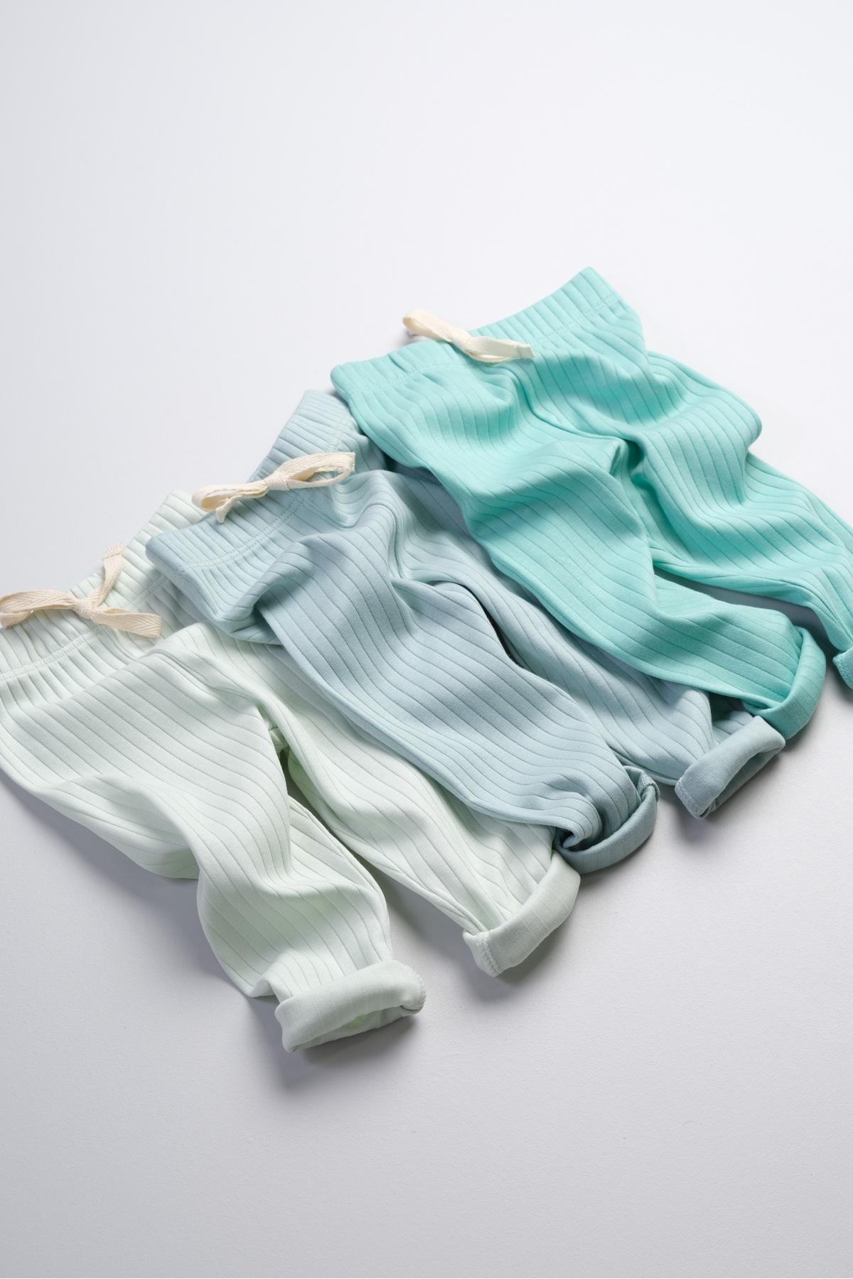 Bondberro 3' lü Set %100 Pamuk Kaşkorse Bebek ve Çocuk Taytı ( Çağla Yeşili - Mat Yeşil - Mint ) fotoğrafı 2 (önizleme)