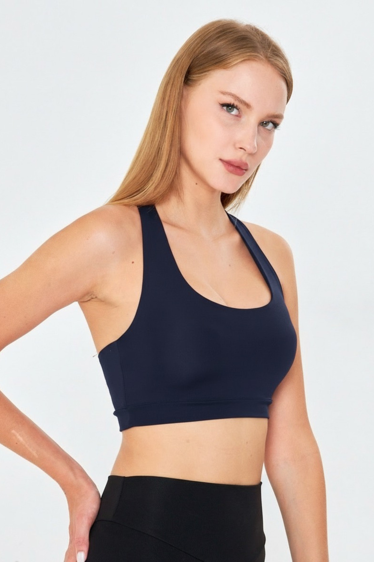 FLAMOVA SIRT ÇAPRAZ DETAYLI SPOR SÜTYENİ SPOR BRALET görsel 5
