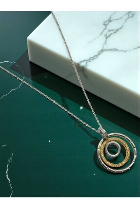 Allurist Jewerly Gold Halka Kolye