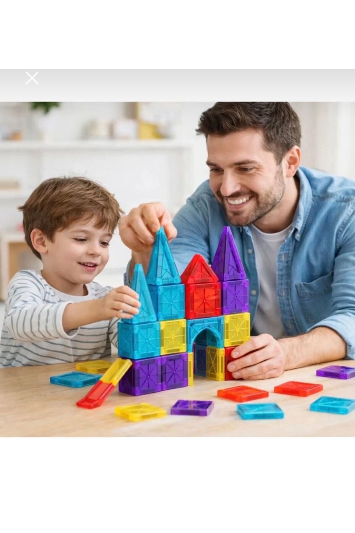 synshop Minecraft Tarzı Manyetik Mıknatıslı Yapı Blok Küp Karo Blok 26 Parça STEM Zeka Geliştici Eğitici fotoğrafı 7 (önizleme)