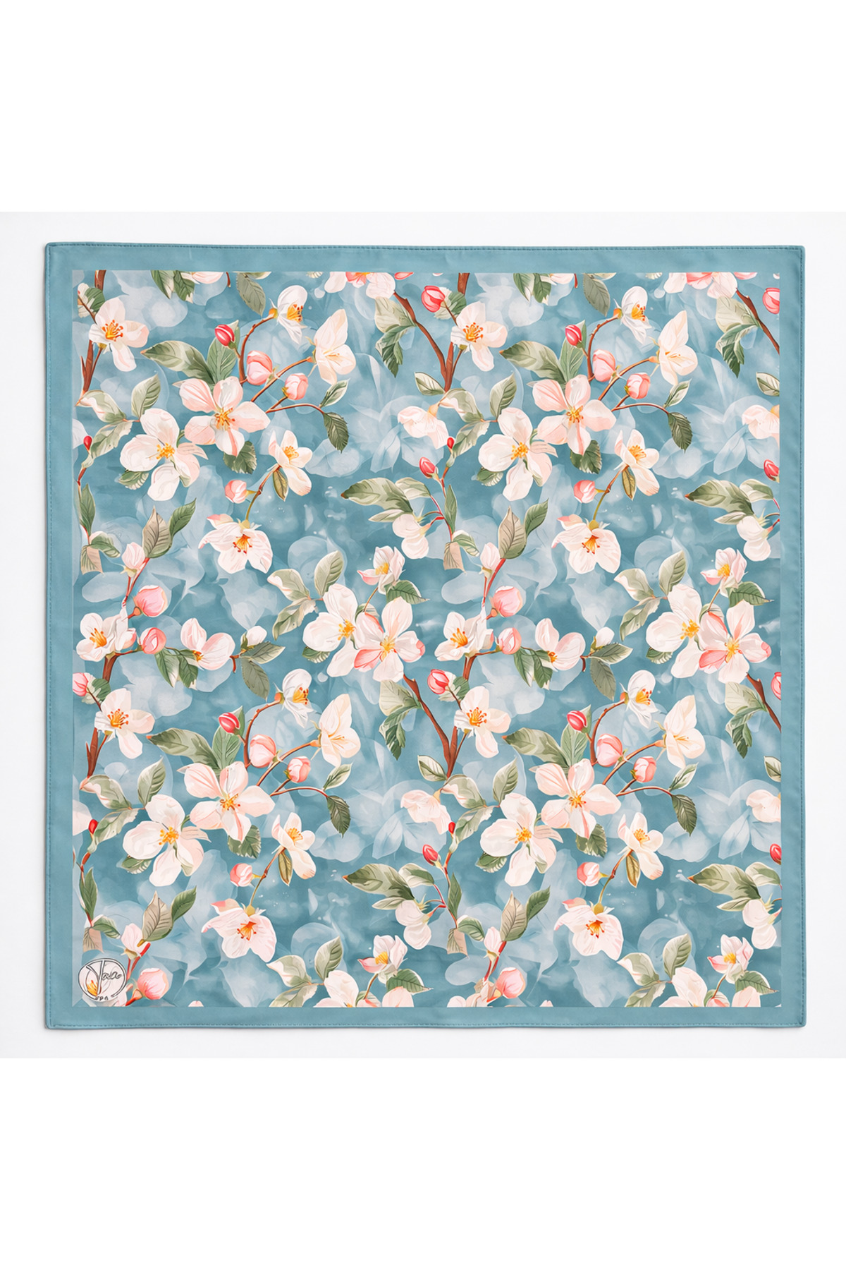 Lily Patterned Scarf Bandana 55x55cm