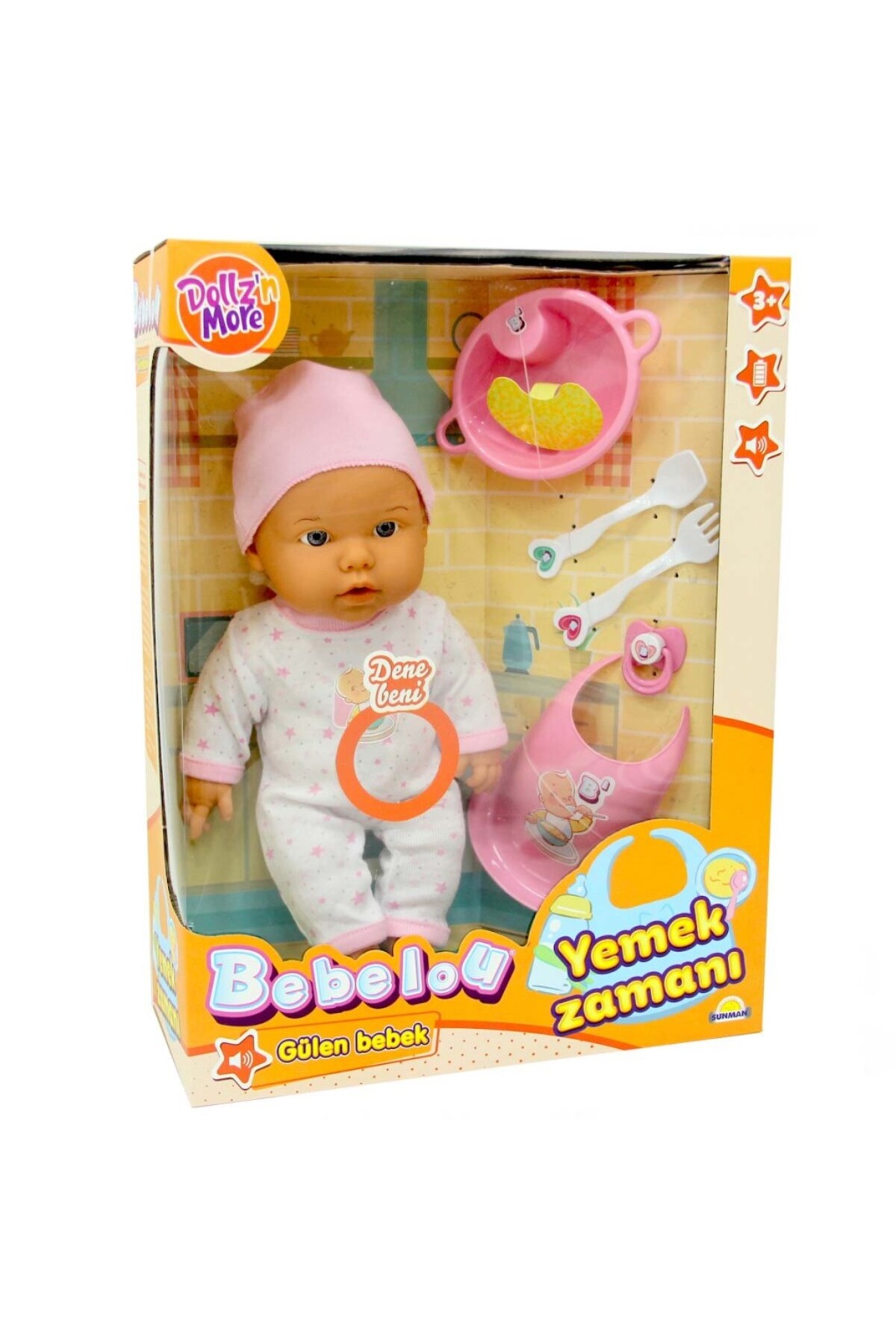 PAZAR DÜNYASI NessiWorld Yemek Zamanı Gülen Bebek fotoğrafı 4 (önizleme)