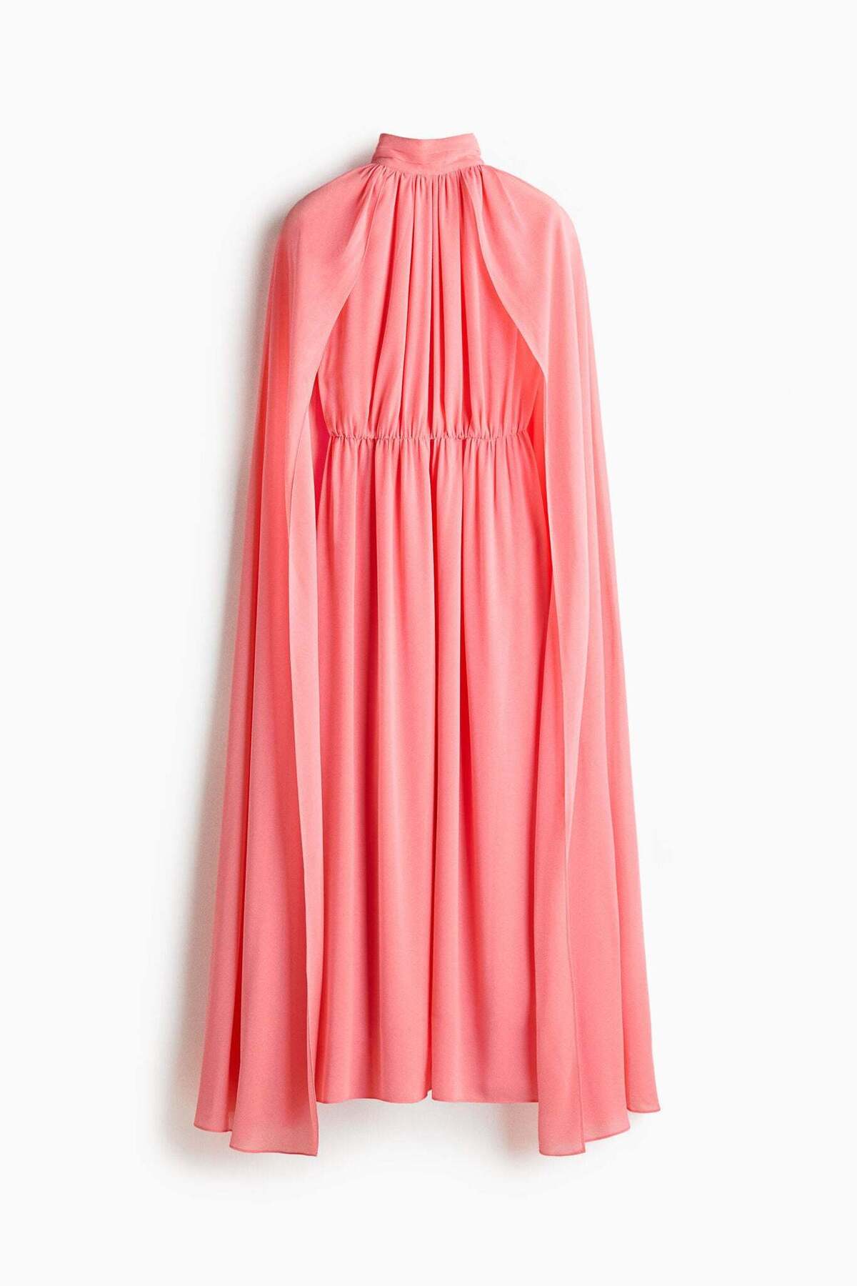 H&M Draped cape-detail dress