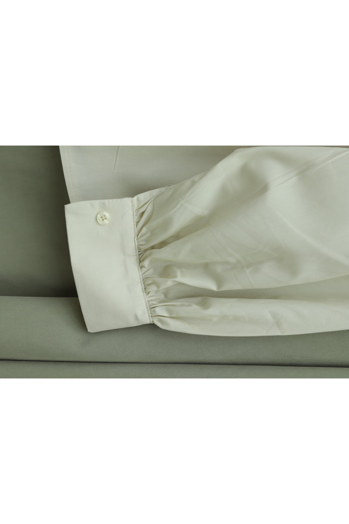 MissRunin  Bebe Yaka Dantel Detaylı Düğmeli Poplin Gömlek - Görsel 6