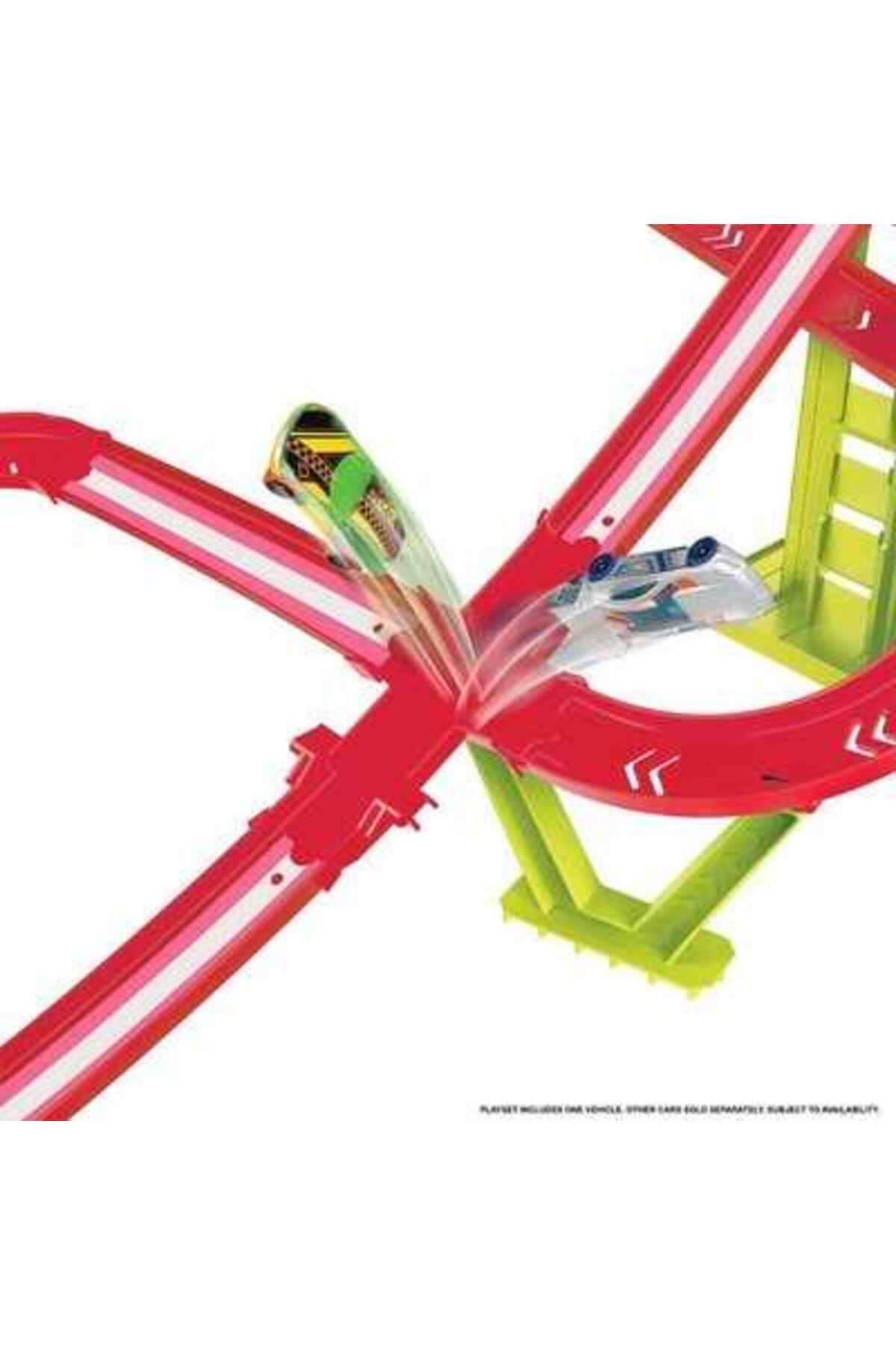 HOT WHEELS HPC07 Neon Yarışlar Çoklu Yarış Heyecanı Pist Seti fotoğrafı 5 (önizleme)