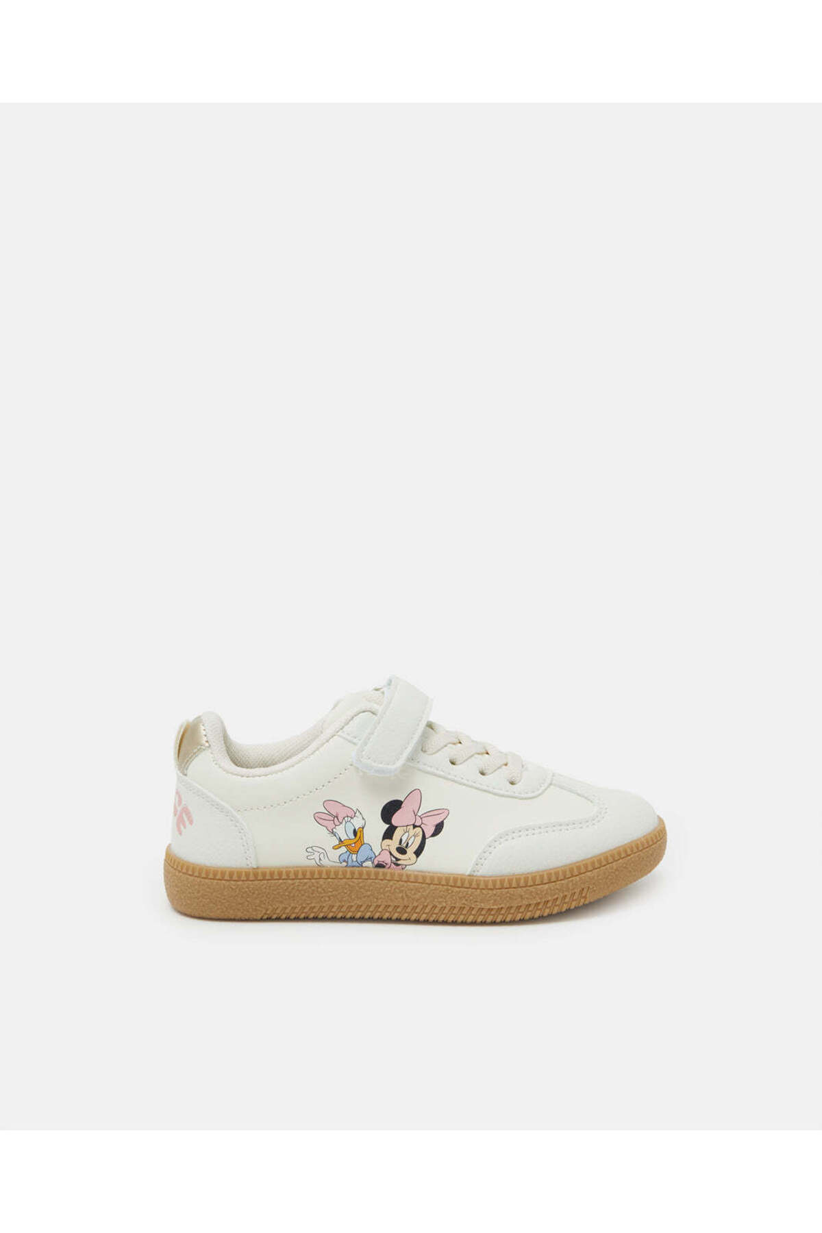 REDTAG Girls Beige Minnie and Daisy Sneakers