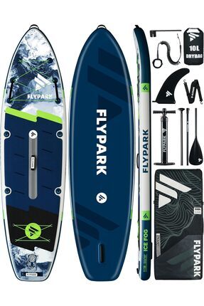 FLYPARK 335x89x15 cm Şişme Paddle Board – Şişme Sup Board 195 kg Taşıma Kapas...