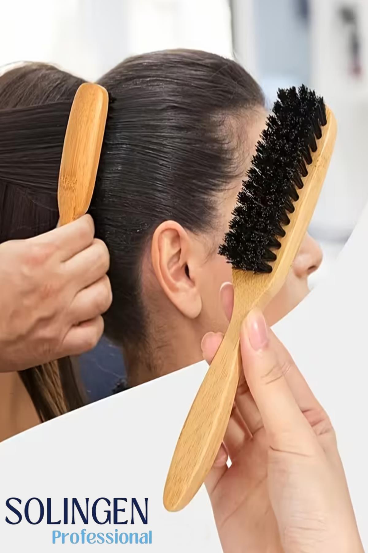 MasterCar Solingen profesionalna četka za punđe velike veličine - drvena Sa r...