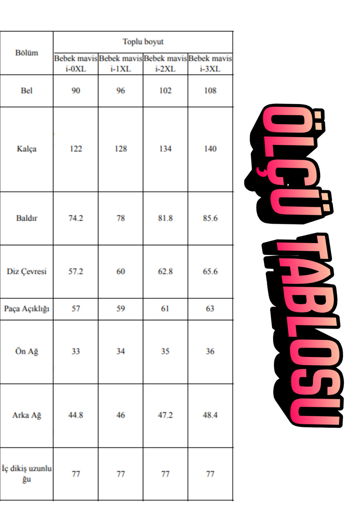 Modanewnice  %100 pamuk, yüksek bel, düz kesim, büyük beden, bebek mavisi kadın kot pantolon - Görsel 7