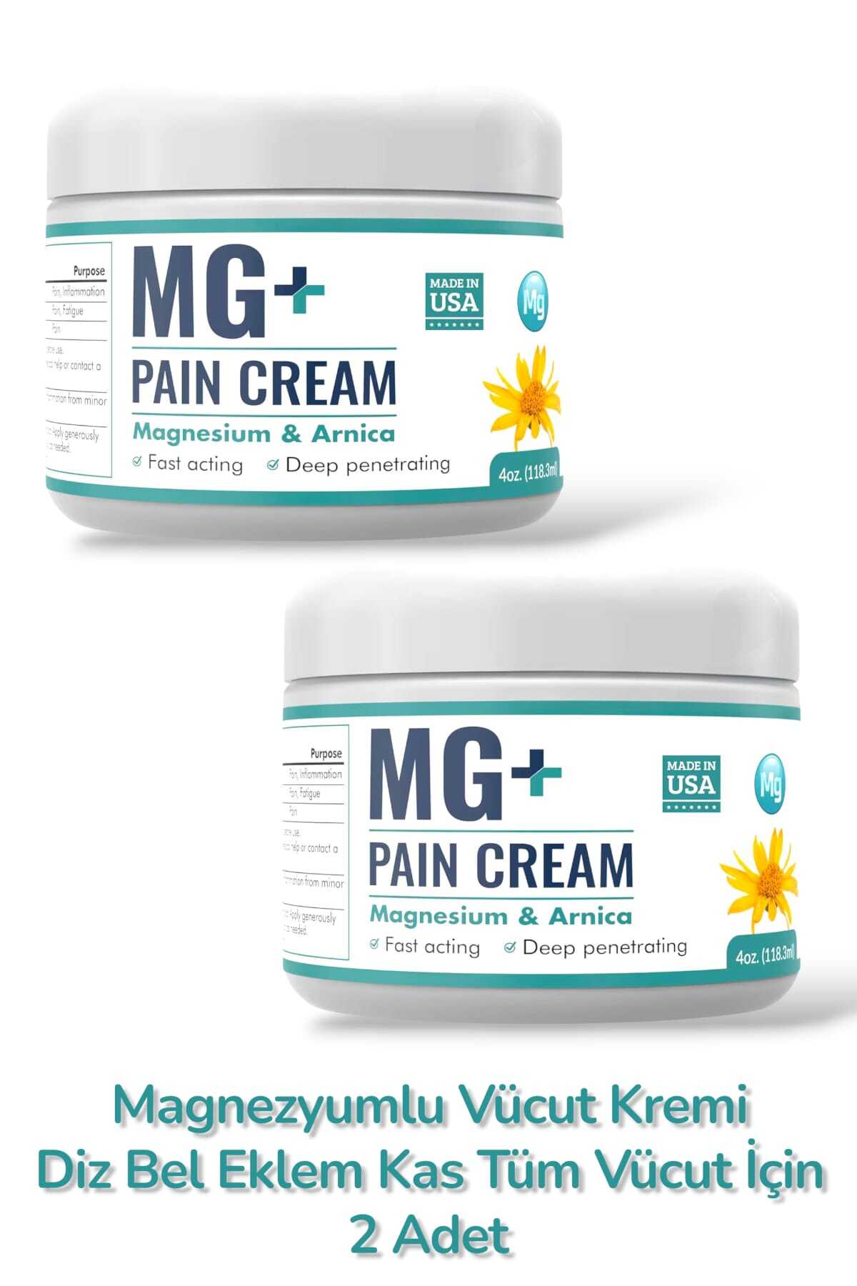 Magnezyumlu Krem 2 Adet - Magnezyumlu Krem — ULF-MGMAGNESİUM-2 — تصویر 3 از 3