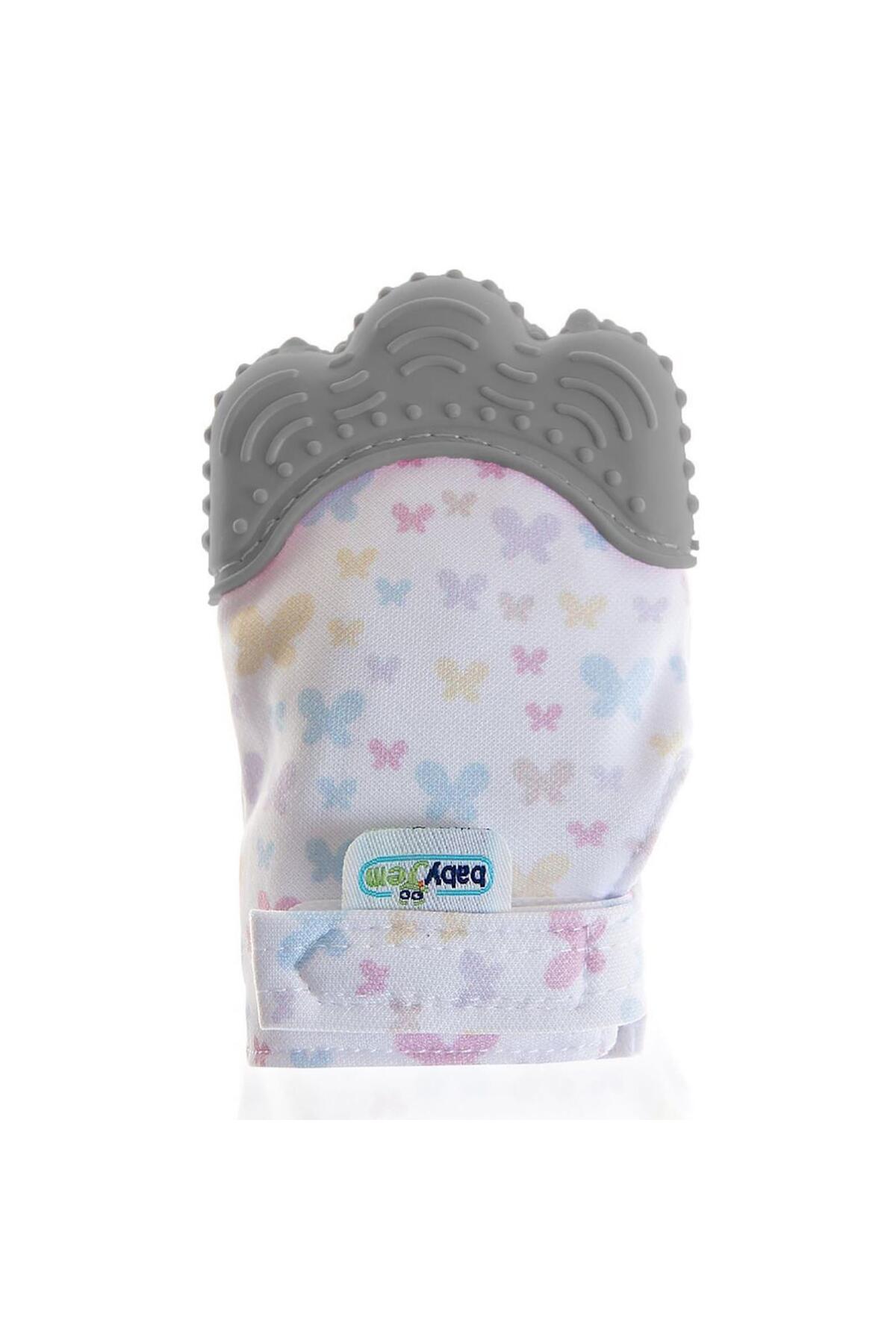 Babyjem Diş Kaşıyıcı Kelebek Eldiven - Gri fotoğrafı 4 (önizleme)