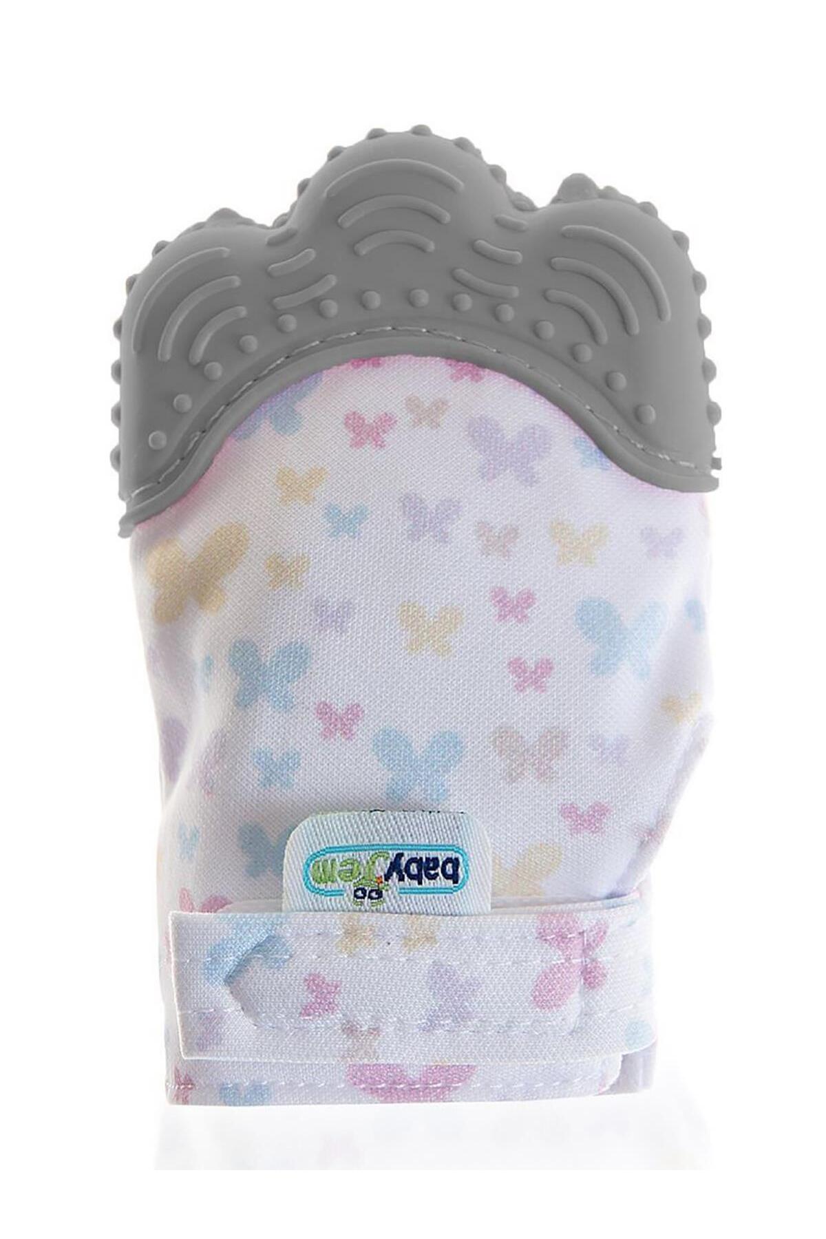 Babyjem Diş Kaşıyıcı Kelebek Eldiven - Gri fotoğrafı 5 (önizleme)