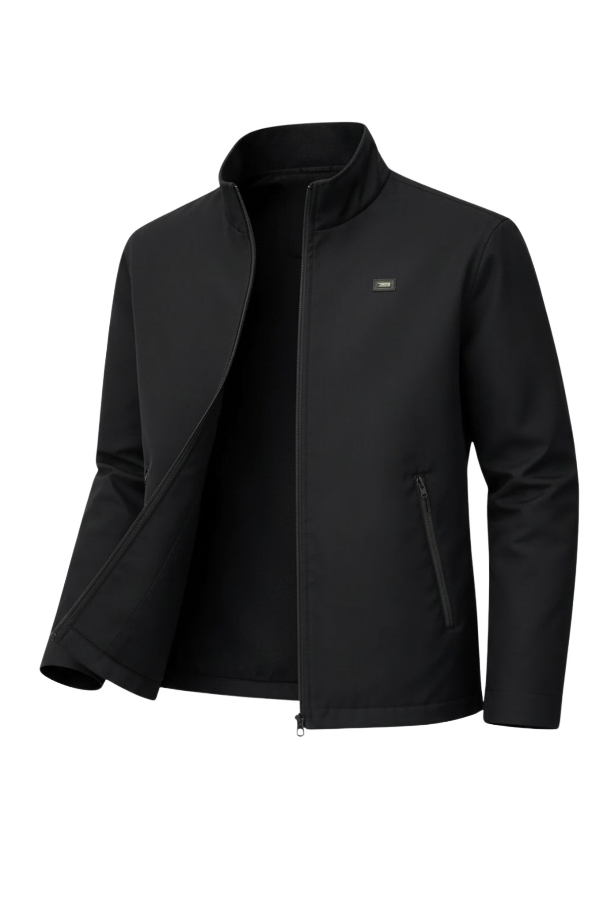 SİVAİST  Siyah Erkek Polyester Karışımlı İnce Rüzgarlık Su Ve Rüzgar Geçirmez Mevsimlik&Yazlık Mont - Görsel 2