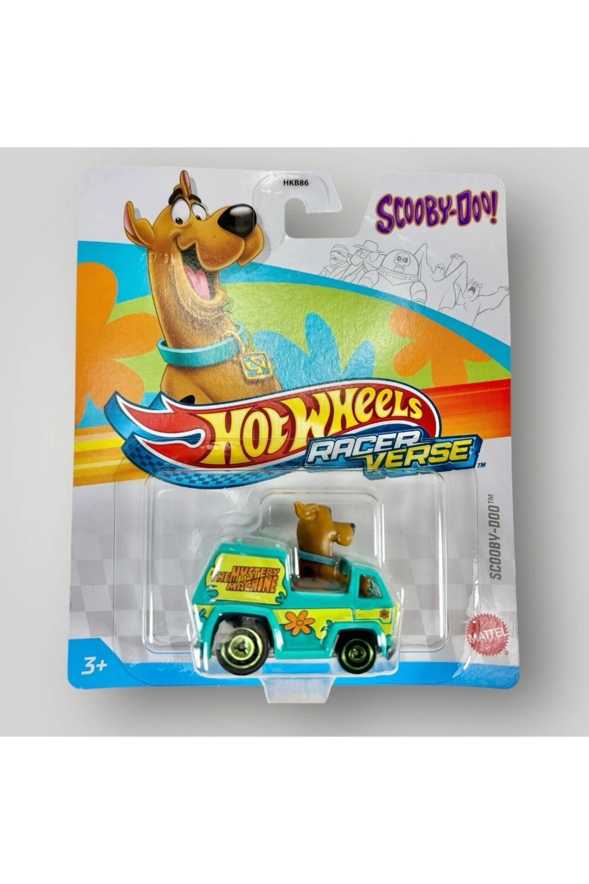 HOT WHEELS RacerVerse Scooby-Doo Mystery Machine Metal Model Araba