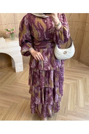 ESİO ŞİFON ELBİSE