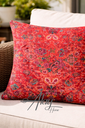 Atay Home Bohem Etnik Desenli Dekoratif Kırlent Kılıfı 43x43 cm – Vintage Tar...