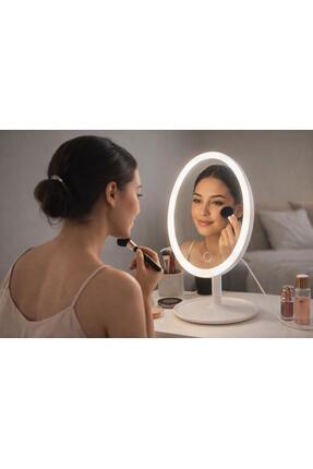 madewithlove LED Işıklı Dokunmatik Makyaj Aynası – 3 Işık Modlu USB Şarjlı Ov...