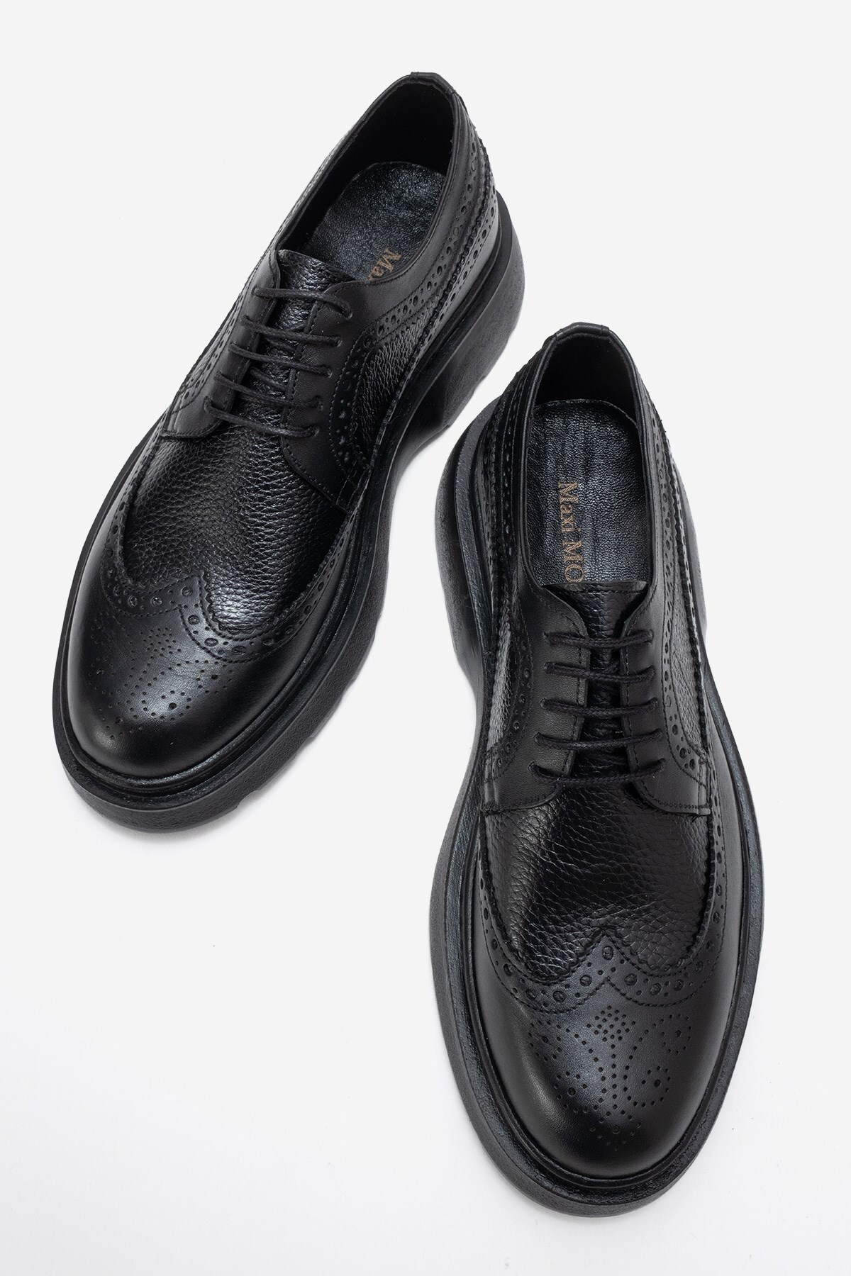 maximoda  Hakiki Deri, Kalın Tabanlı, İç Dış Deri Eva Tabanlı Çok Hafif Erkek Ayakkabı - Görsel 6