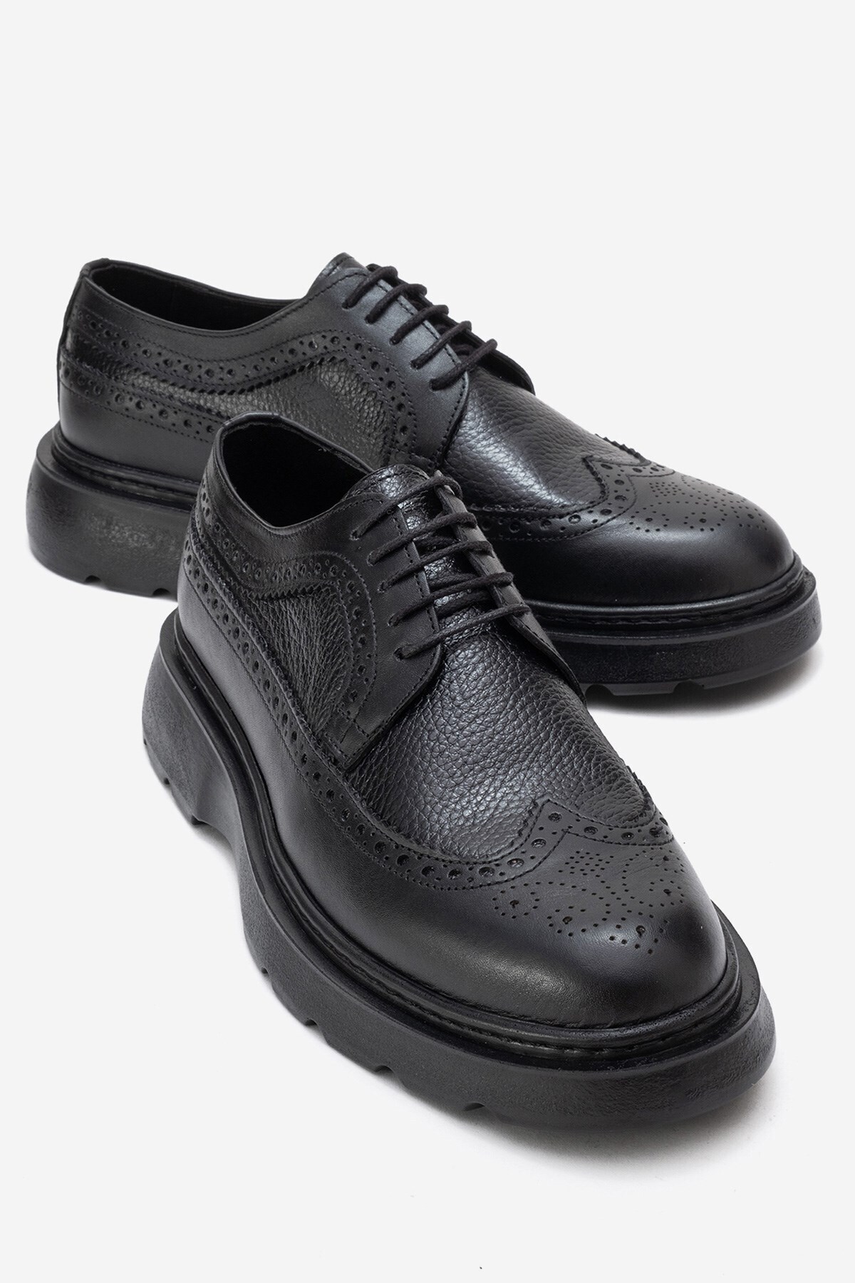 maximoda  Hakiki Deri, Kalın Tabanlı, İç Dış Deri Eva Tabanlı Çok Hafif Erkek Ayakkabı