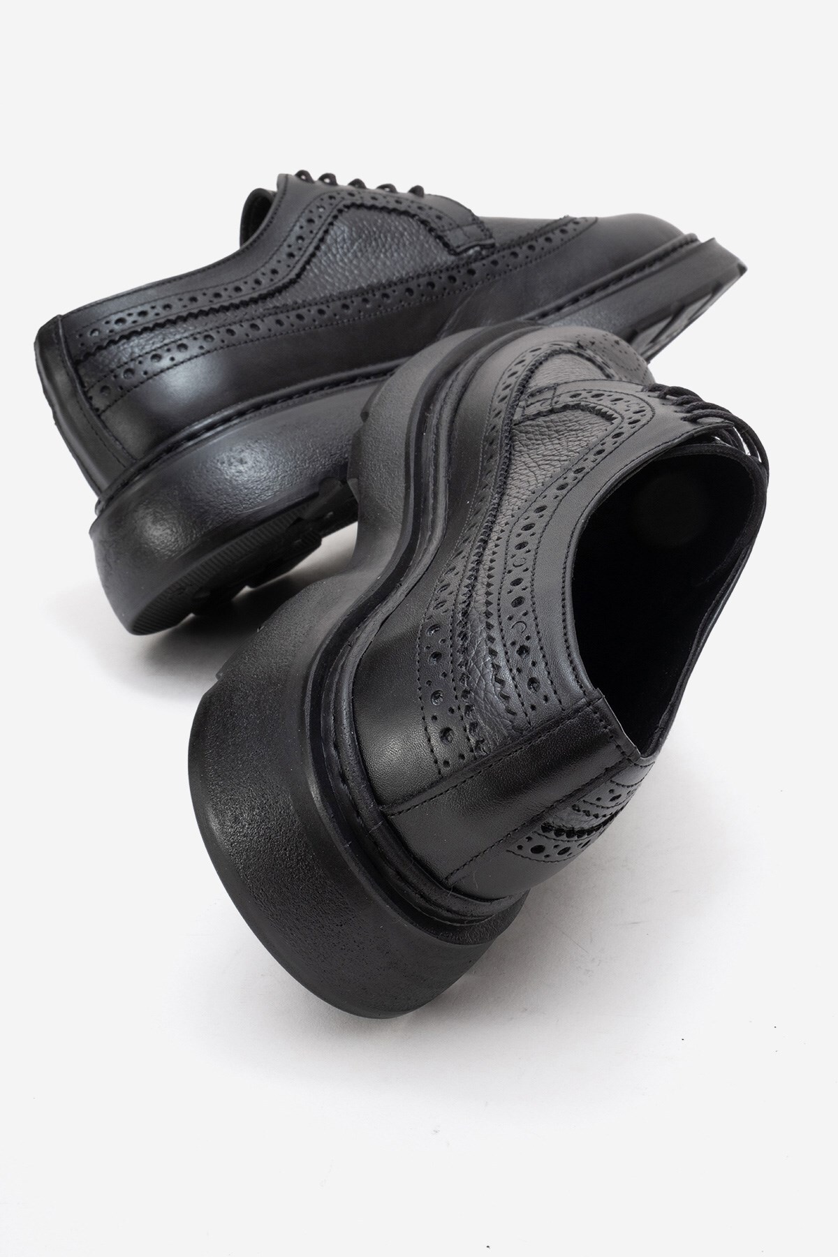 maximoda  Hakiki Deri, Kalın Tabanlı, İç Dış Deri Eva Tabanlı Çok Hafif Erkek Ayakkabı - Görsel 4