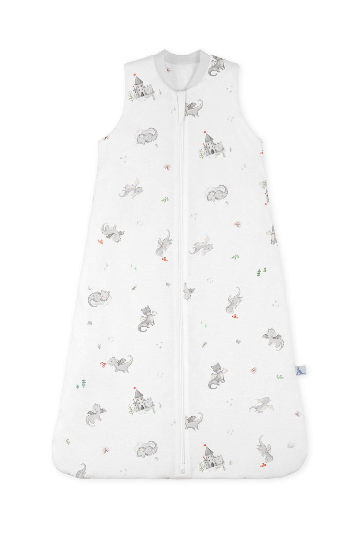 Baby & Kids Summer Modal Cotton 0.5 tog Sleeveless Light Breathable Sleeping Bag Dragons|6 Months-10 Years